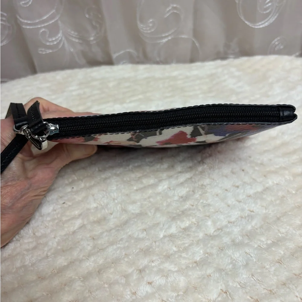 Lodis Floral Leather Wristlet